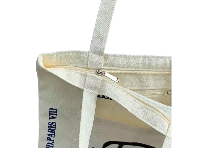 Canvas Bag with Zipper